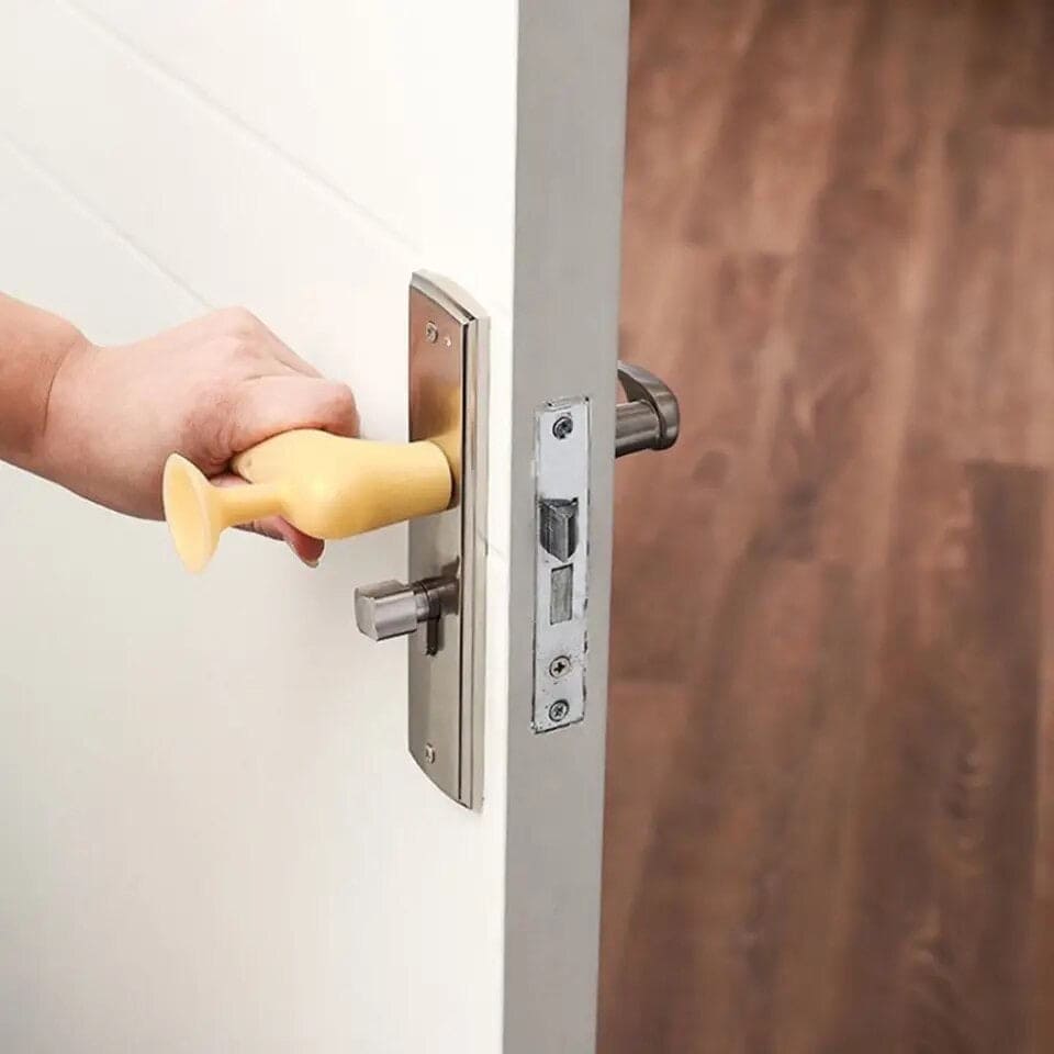2 In 1 Silicon Door Knob Cover, Anti-Collision Door Knob Pad, Noiseless Suction Cup Doorknob Cover, Children's Safety Door Handle, Antistatic Silicone Door Knob Cover 2 In 1 Silicon Door Knob Cover, Anti-Collision Door Knob Pad, Noiseless Suction Cup Doorknob Cover, Children's Safety Door Handle, Antistatic Silicone Door Knob Cover